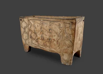Bemalter Sarg, Knossos, Kreta, ca. 1500 v. Chr.